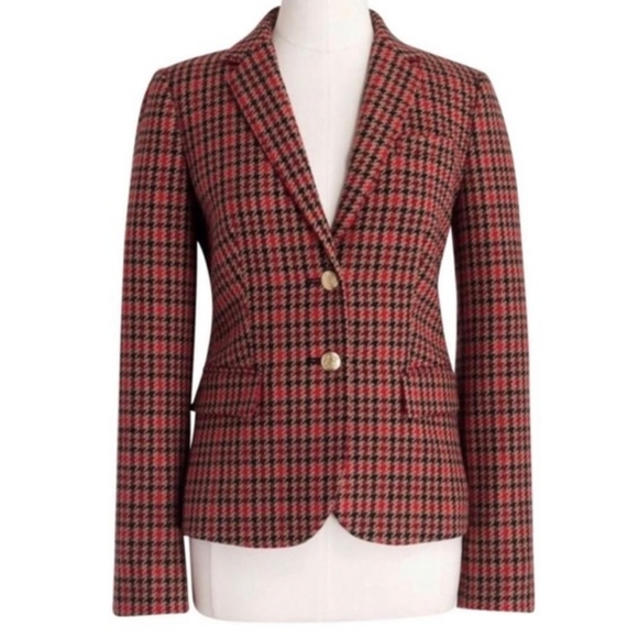 J. Crew Factory Jackets & Blazers - JCrew Factory Patterned Schoolboy Blazer